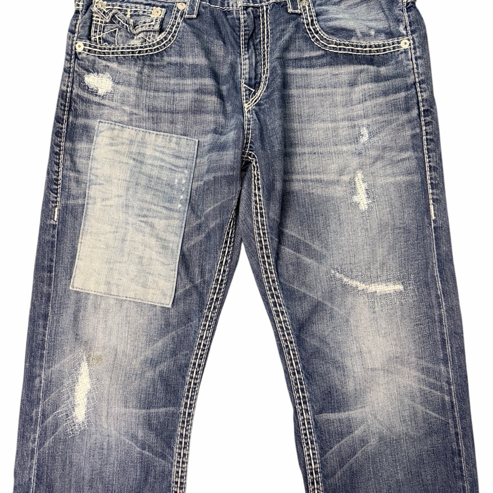 True Religion Blue Relaxed Fit Jeans